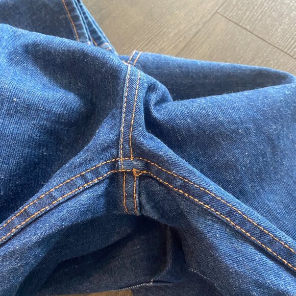 VINTAGE SEARS MEN'S STORE MINI FLARE / BOOTCUT JEANS SIZE 34/33 - Picture 11 of 11